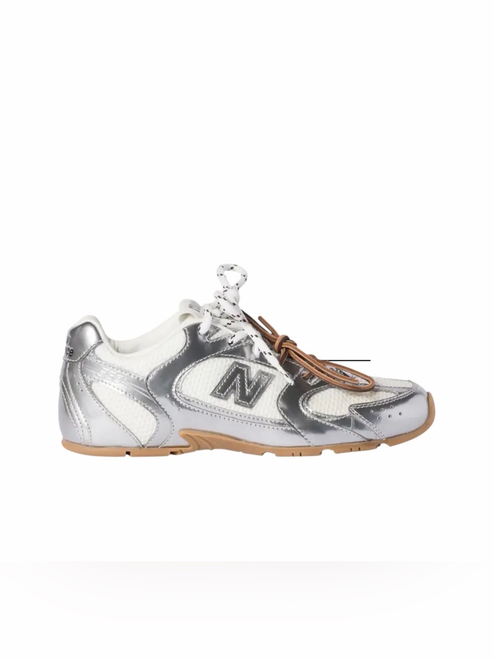 2025 new balance x miu miu 530 SL silver metallic